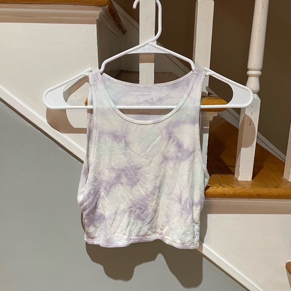 American Eagle Tie-Dye Crop Tank